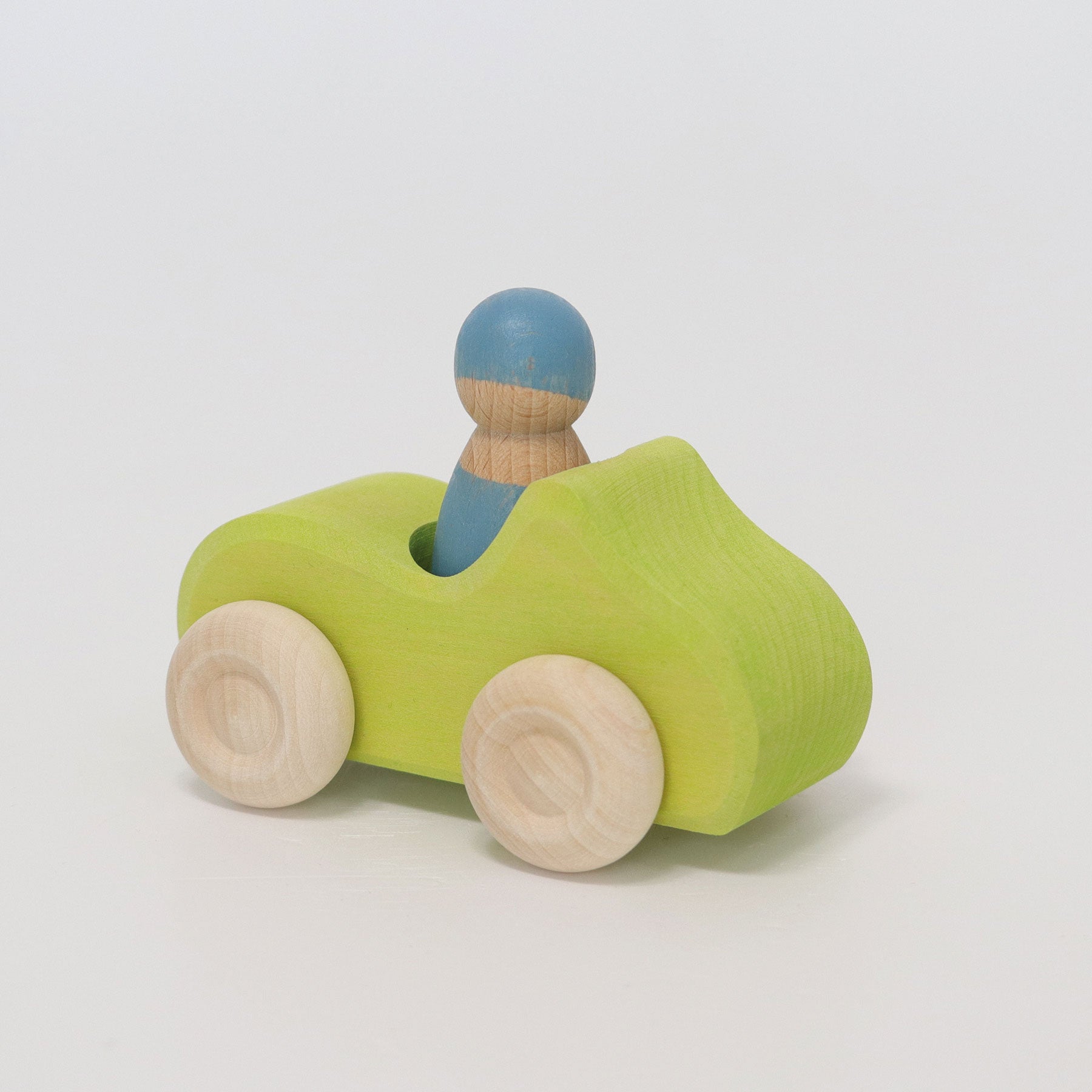Mașină decapotabilă din lemn verde, Small Convertible Green – Grimms
